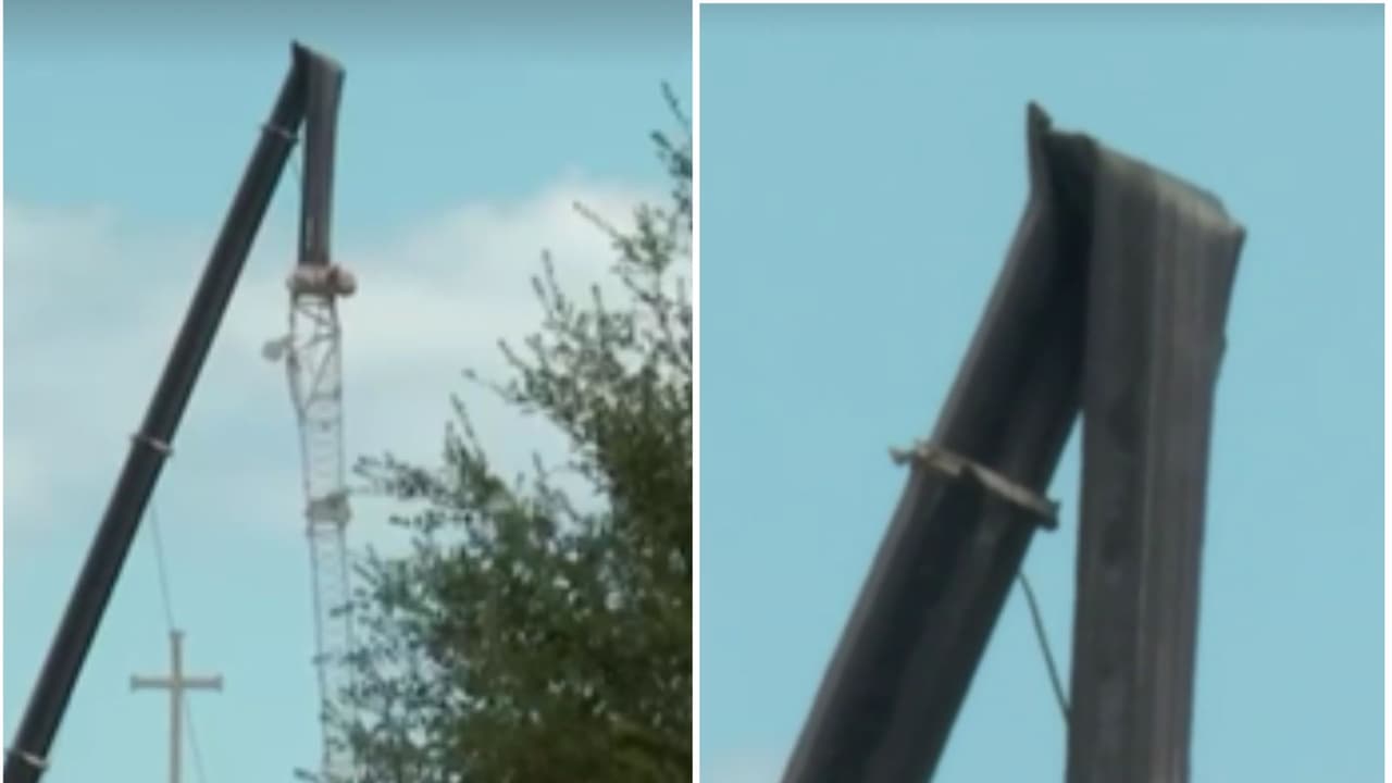 Un muerto y 4 heridos deja colapso de grúa en el campus del Mercy Hospital en Coconut Grove