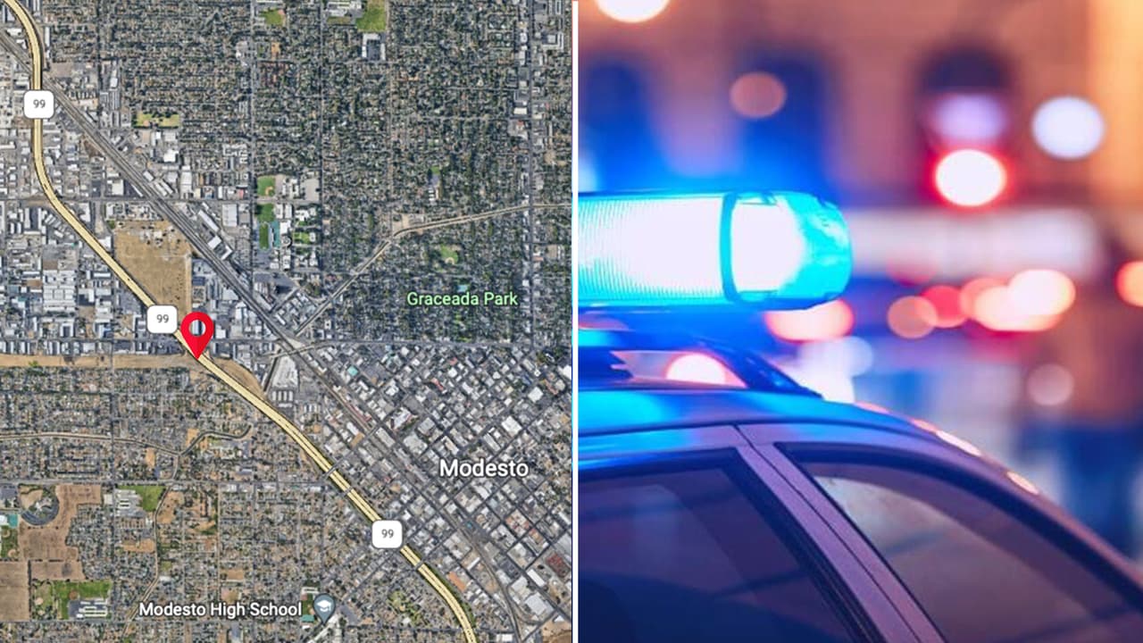 Hombre se arroja contra un automóvil en la autopista 99 y muere atropellado en Modesto