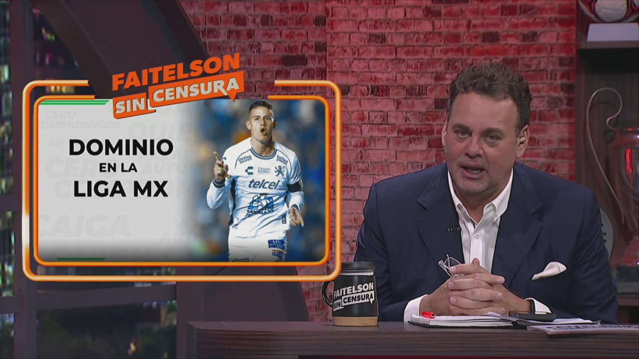 ¿James Rodríguez se ríe del nivel de la Liga MX? Faitelson prende todo