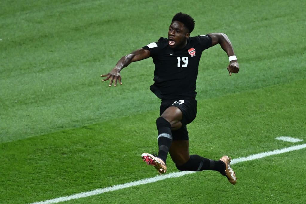 Alphonso Davies, el segundo jugador más veloz del Mundial Qatar 2022
