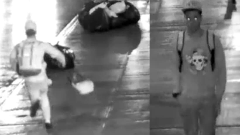 Cámaras de vigilancia grabaron el asalto de un ladrón a una mujer de 72 años en Manhattan