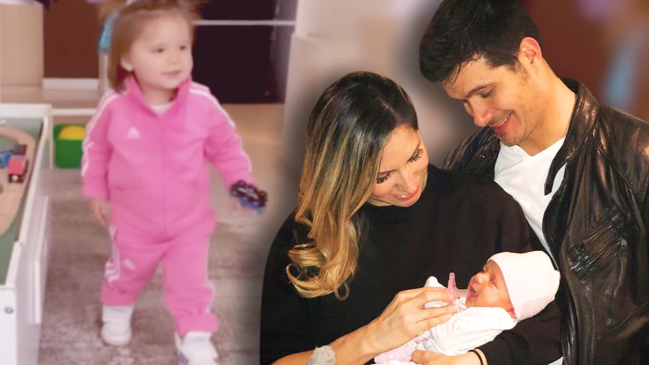 Brandon Peniche y Kris Cid logran entretener a Alessia mientras ellos combaten el covid-19