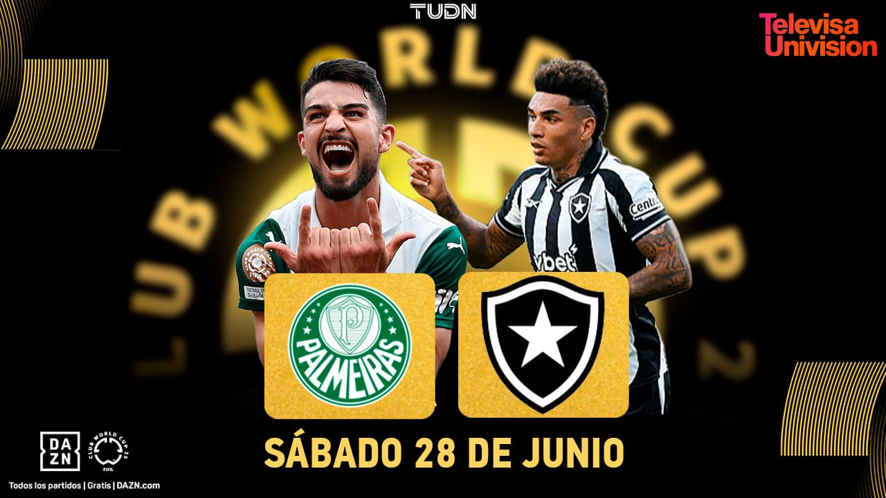 Así puedes ver el Palmeiras vs. Botafogo del Mundial de Clubes