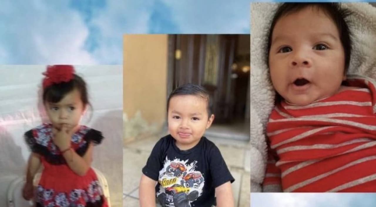 Tres niños menores de 4 años
<a href="https://www.univision.com/local/los-angeles-kmex/sandra-chico-depresion-postparto-asesinato-hijos-los-angeles">fueron hallados sin vida este lunes en una casa del Este de Los Ángeles</a>.