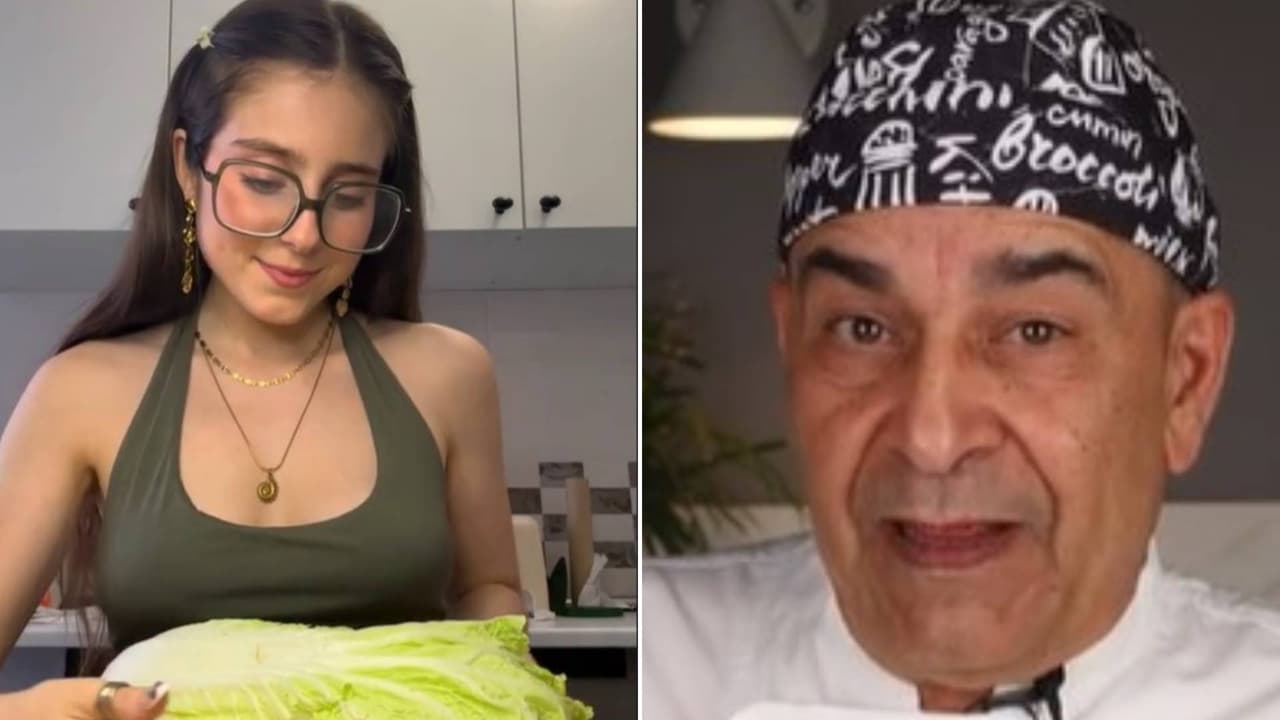 Señor conquista TikTok por cocinarle a su esposa: lo apodan 'el papá de RoRo'