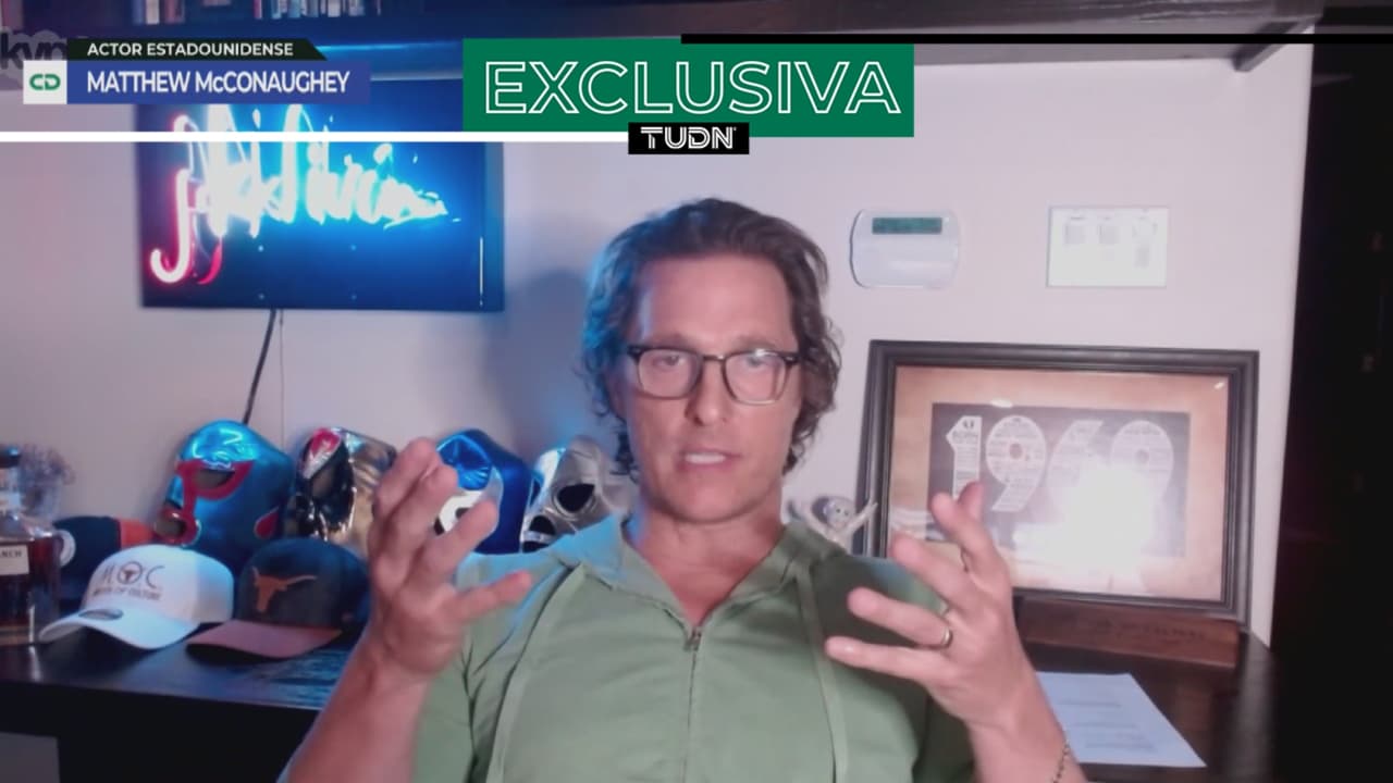 ¡Espectacular grito de gol! Matthew McConaughey expresó su pasión por el futbol