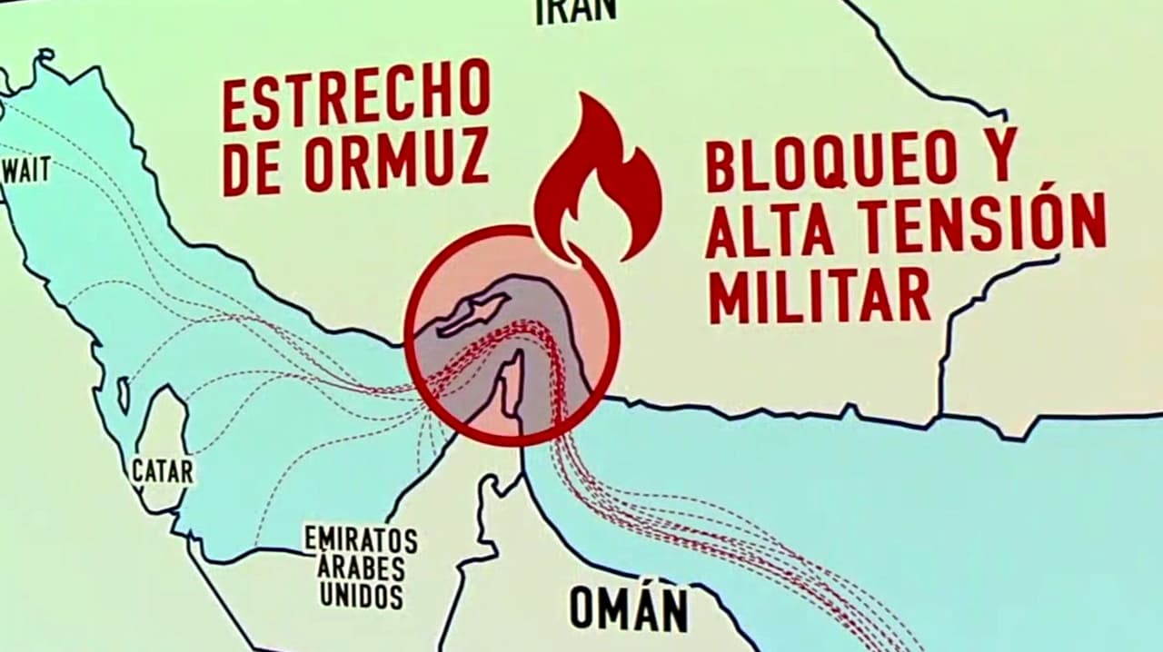 Guerra con Irán: Así es el mapa del estrecho de Ormuz, su importancia y los riesgos para barcos por minas