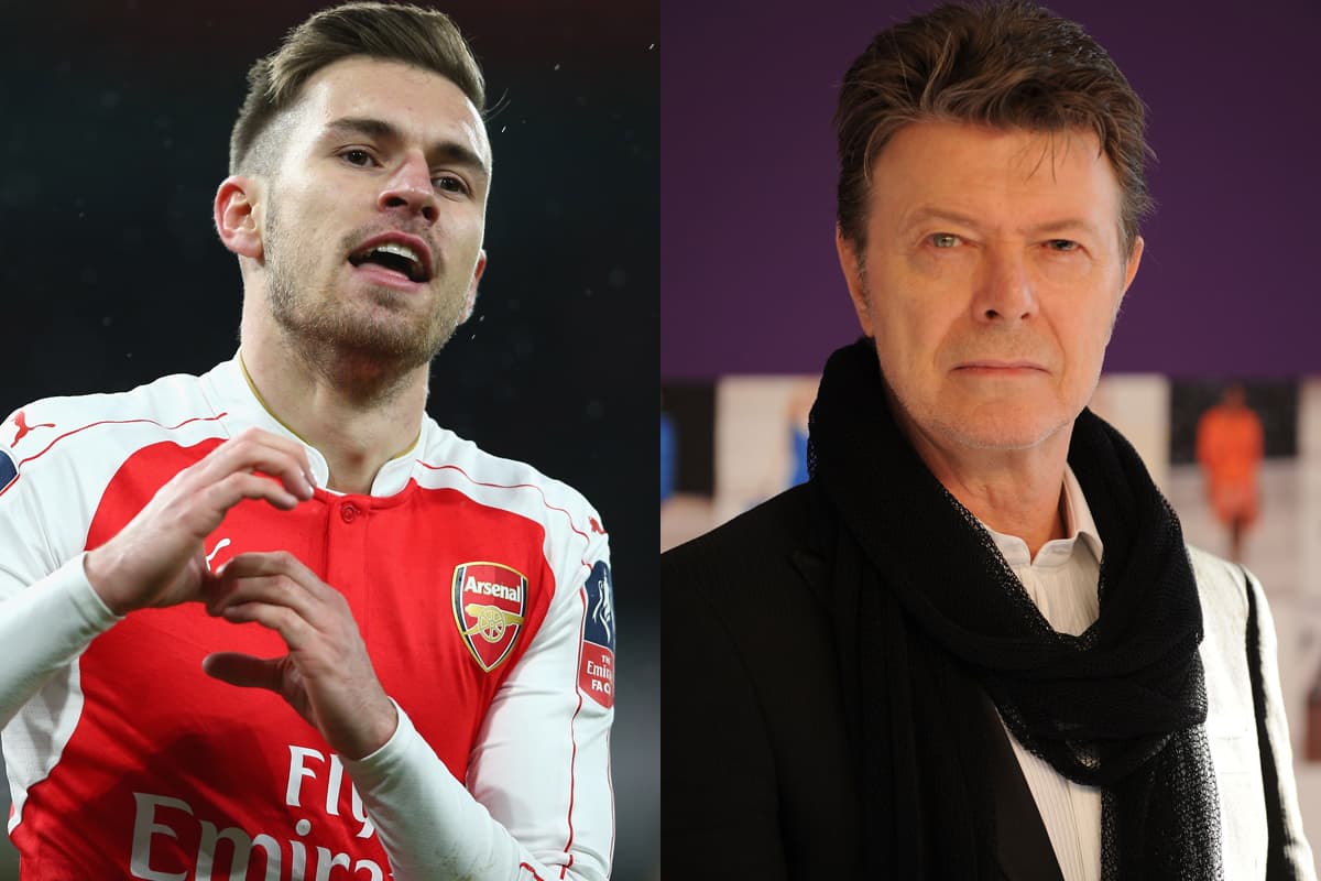 David Bowie, una víctima más de la 'maldición' de Aaron Ramsey