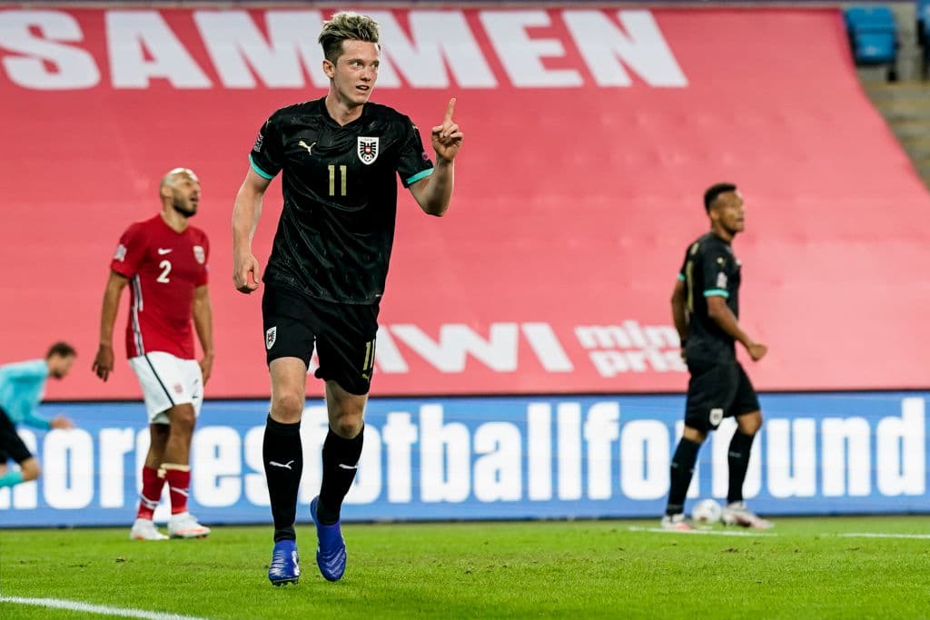 Noruega 1-2 Austria | Gregoritsch (35’) y Sabitzer (54’) marcaron los goles para Austria. Haaland (66’) marcó su primer gol con la selección mayor de Noruega.
