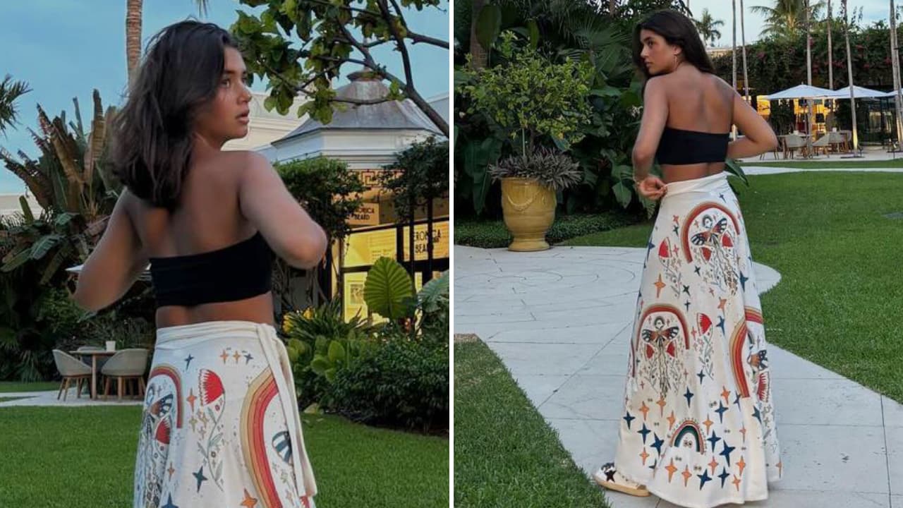 Julia, la hija de Eduardo Santamarina y Mayrín Villanueva.