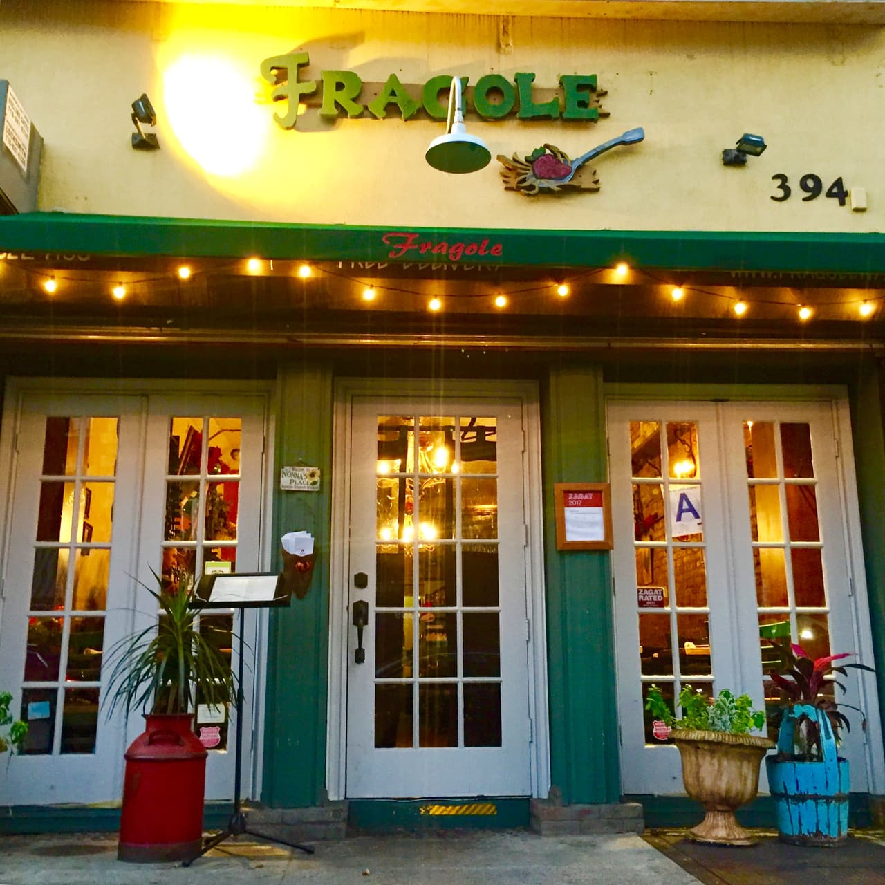 Este es Fragole, el restaurante italiano del que Víctor Navarrete es codueño y donde su hermano, Eduardo Navarrete, es cocinero.