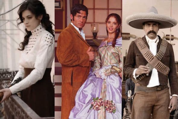 Pesados, coloridos, elegantes o excéntricos, así es la moda en las series y telenovelas de época. ¡Recuerda los mejores vestuarios de las telenovelas! ¡Mira El Encanto del Águila en exclusiva por UVideos!