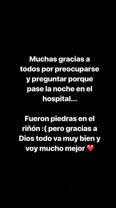 Utilizó el mismo medio para dar a conocer el motivo.