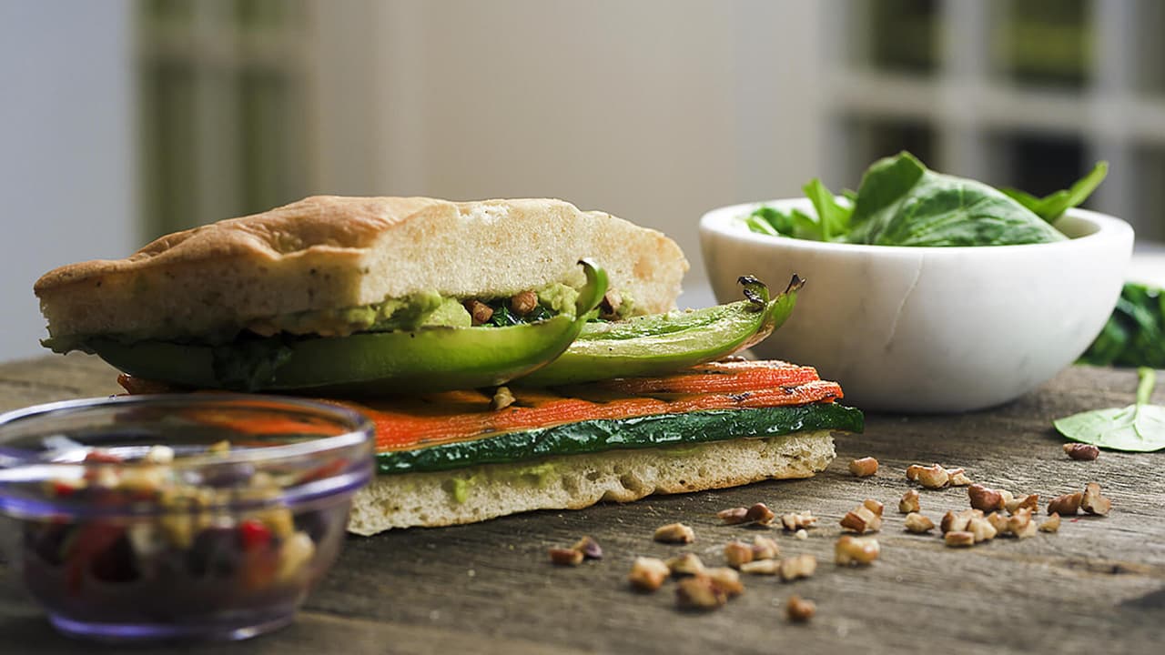 Los ingredientes de este local ofrecen una deliciosa dieta vegana.