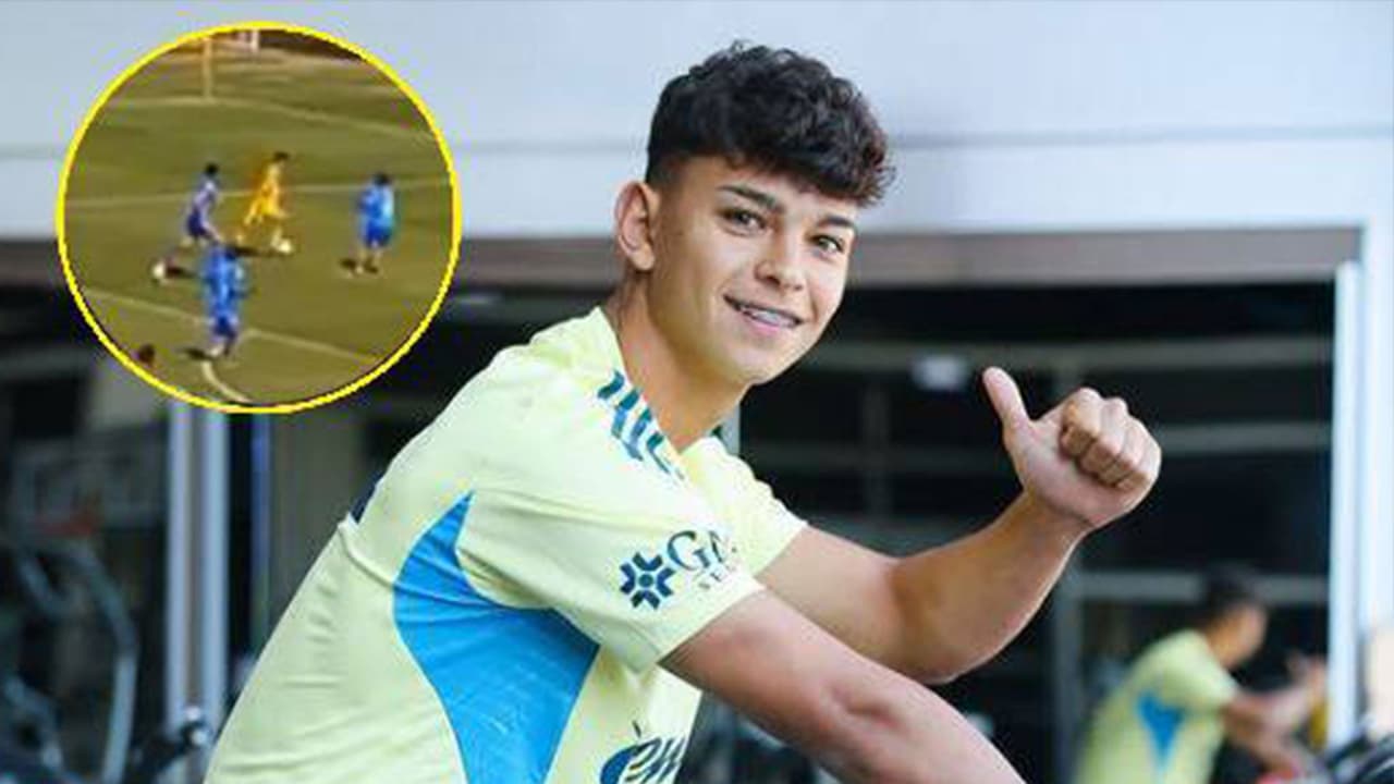 Thiago Espinosa debuta con golazo en las inferiores del América previo a la Jornada 8