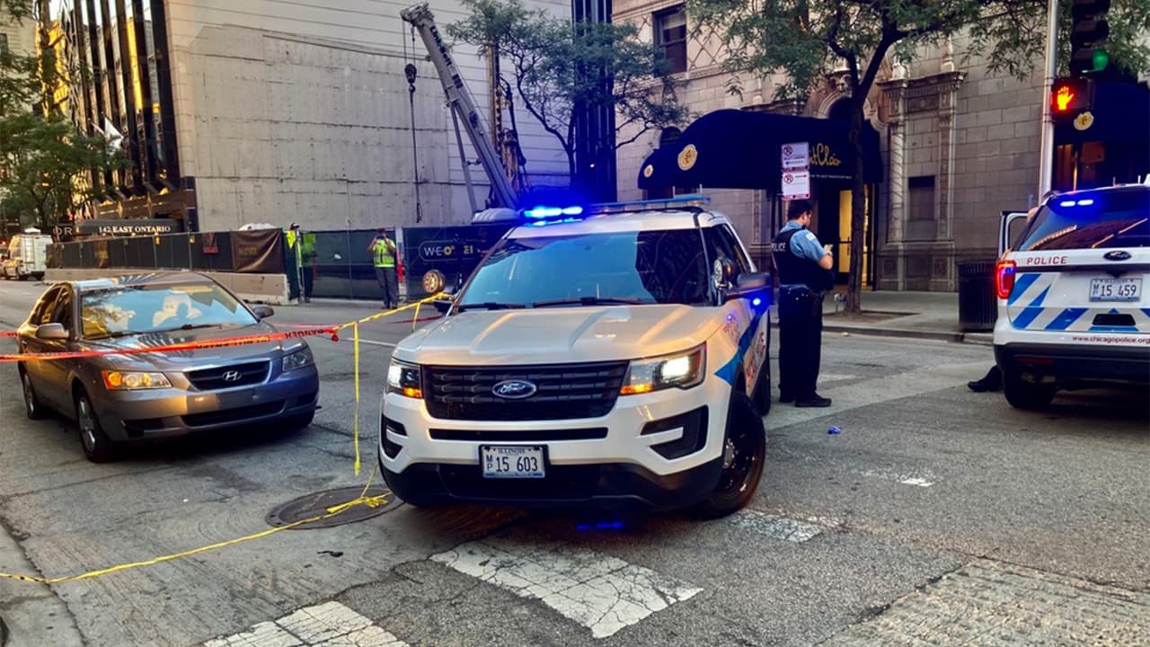 Persecución y tiroteo en Streeterville deja un hombre muerto y una mujer herida