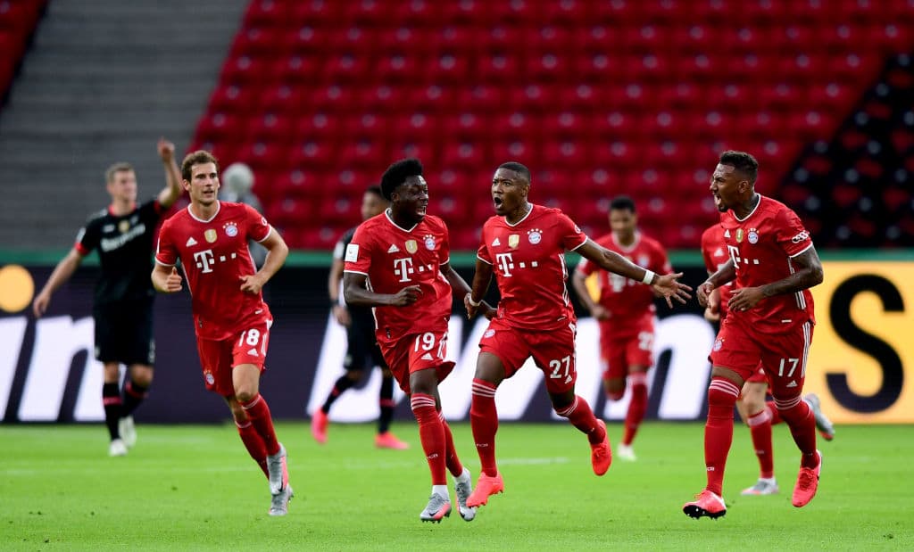 Bayern Munich levanta un título más del futbol alemán | Tras derrotar al Leverkusen 4-2 se proclamaron campeones de la Copa Alemana.
