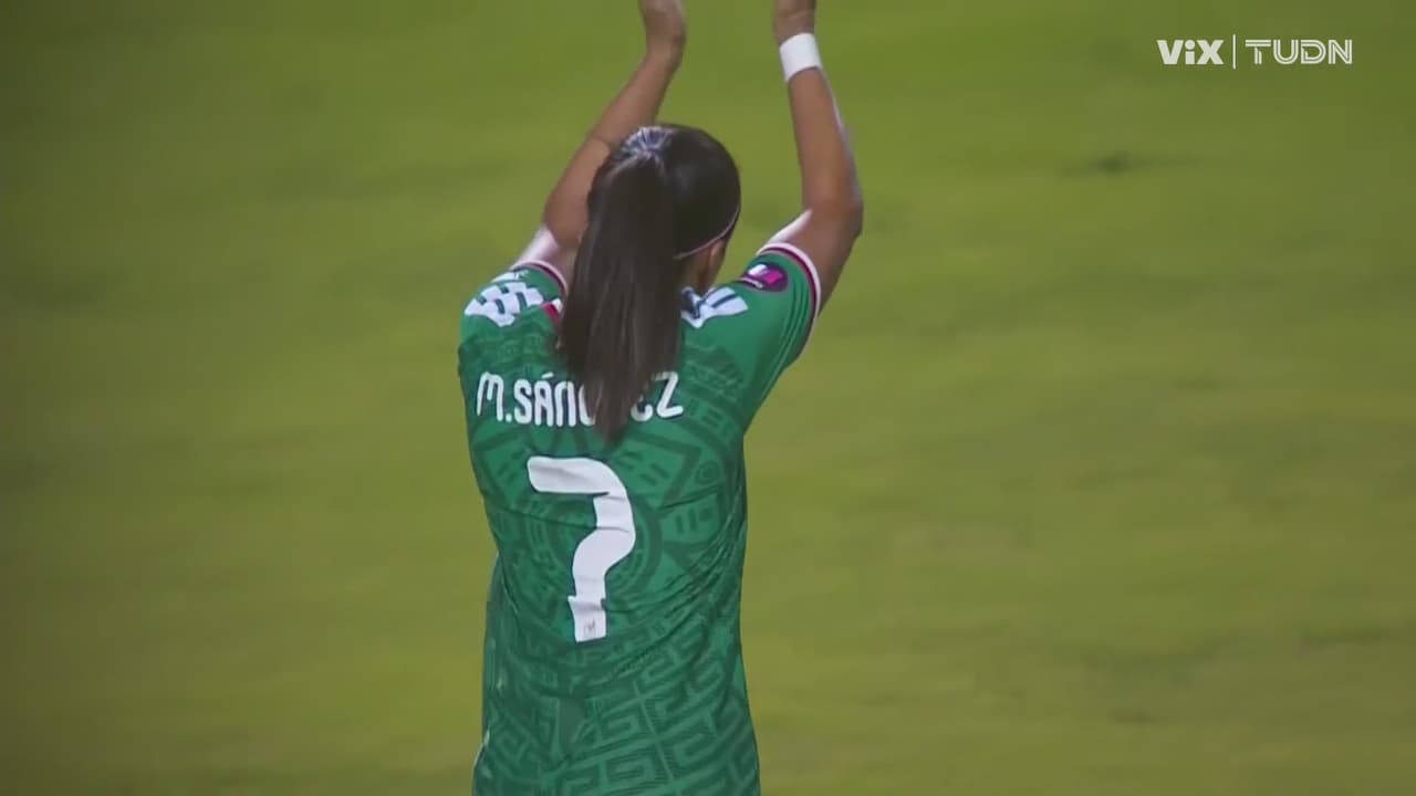 ¡Póker de María Sánchez! México marca el octavo gol
