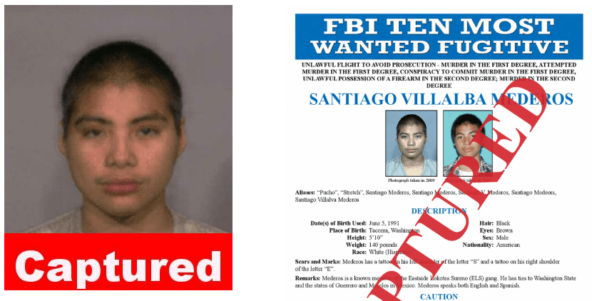 Tras 10 años en fuga, capturan en México a un pandillero que estaba entre los más buscados del FBI