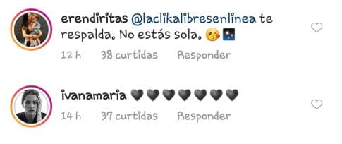 Las actrices Eréndira Ibarra e Ivana de María, hermana del productor Billy Rovzar, también se manifestaron a favor de dicha publicación.