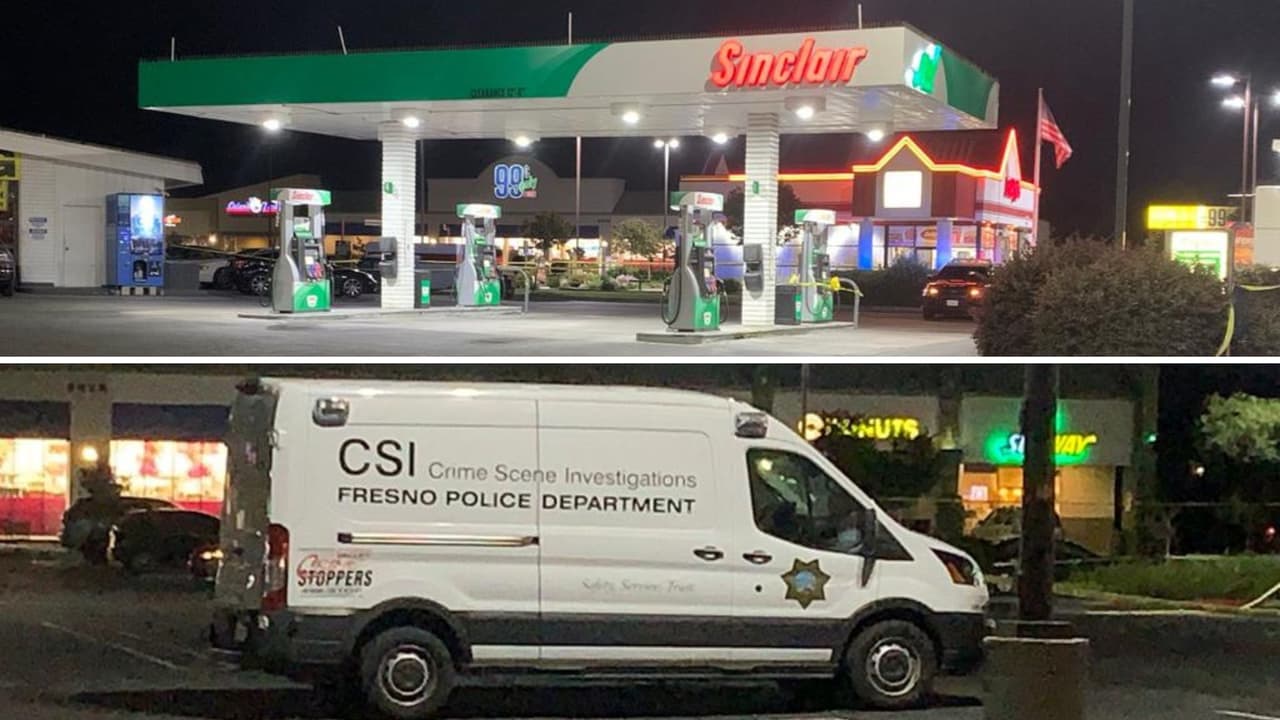 Cuerpo es hallado en un auto estacionado en una gasolinera en Fresno