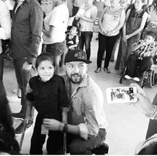 Poncho tiene un noble corazón que lo ha llevado a participar en actos altruistas.