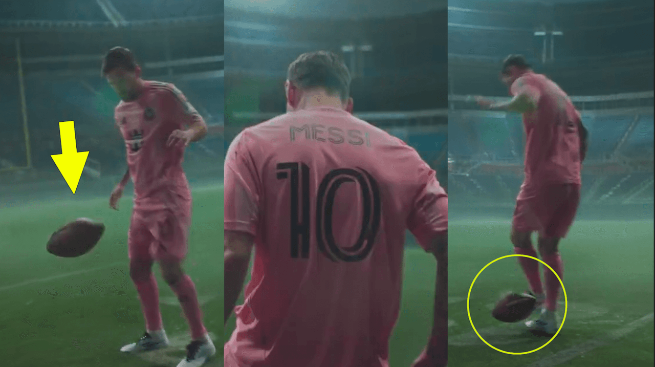 Messi celebra el cierre de NFL y el inicio del 'verdadero' futbol