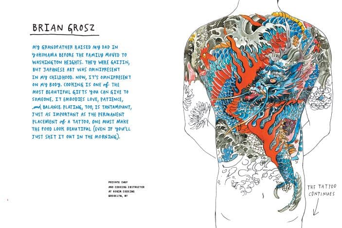 'Knives and Ink' el libro que recopila las historias de los chefs y sus tatuajes