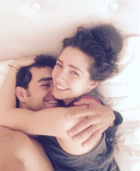 Ariadne Díaz y Marcus Ornellas siempre se acompañan en los momentos más importantes de su vida.