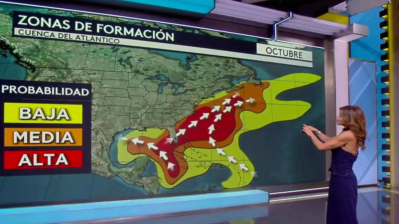 Clima hoy en EEUU, martes 6 de octubre 2026: Vigilan posible tormenta Isaías en el Golfo de México