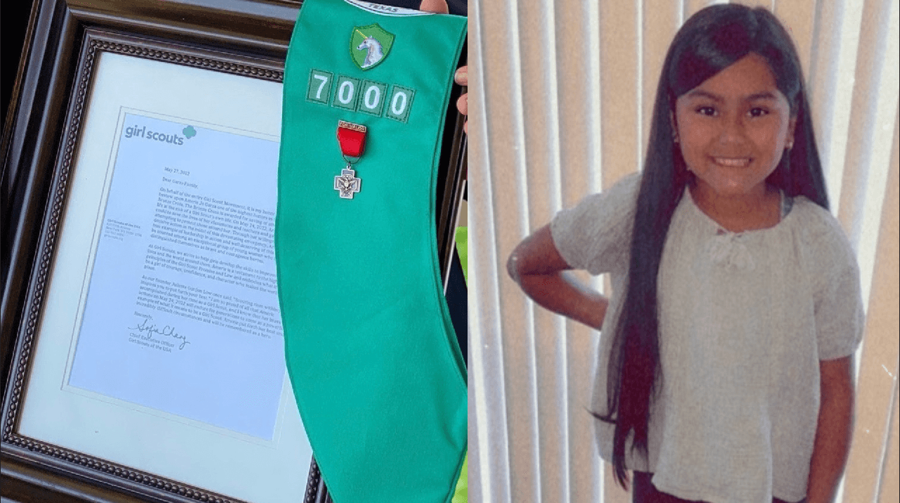 Girl Scouts otorga los más altos honores a niña que llamó al 911 antes de morir en tiroteo de Uvalde