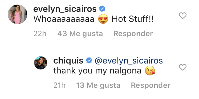 La presentadora de Univision Evelyn Sicairos también le mostró su apoyo a la cantante. "Whoaaaaaaaa, estupendo", escribió.