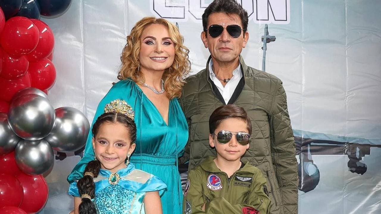 Al estilo 'Top Gun': así fue la fiesta de 'cumple' de los hijos de Elizabeth Álvarez y Jorge Salinas