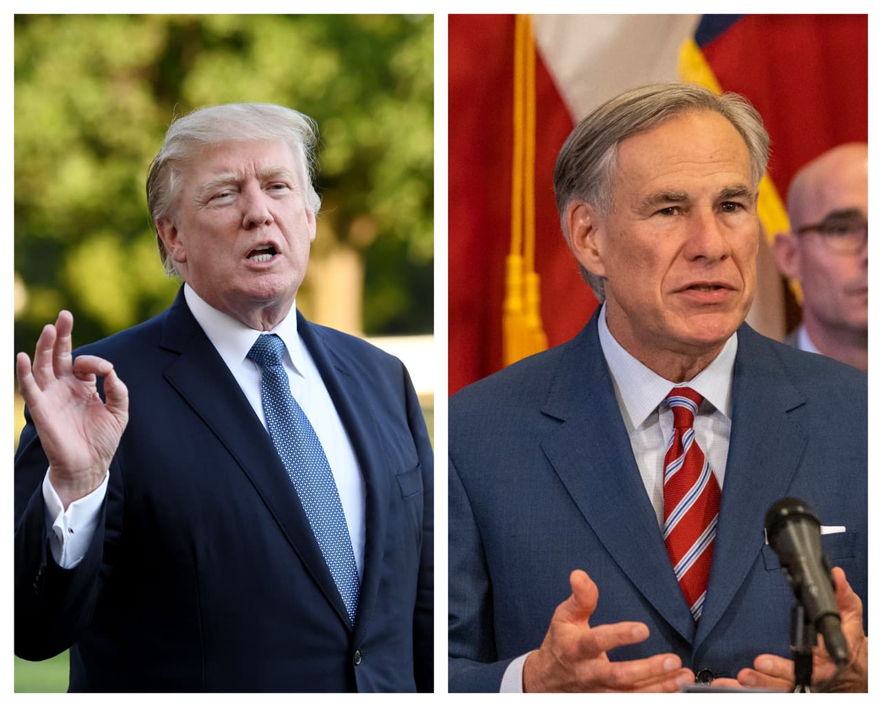 Gobernador de Texas publica carta de Donald Trump en la que lo respalda para la reelección