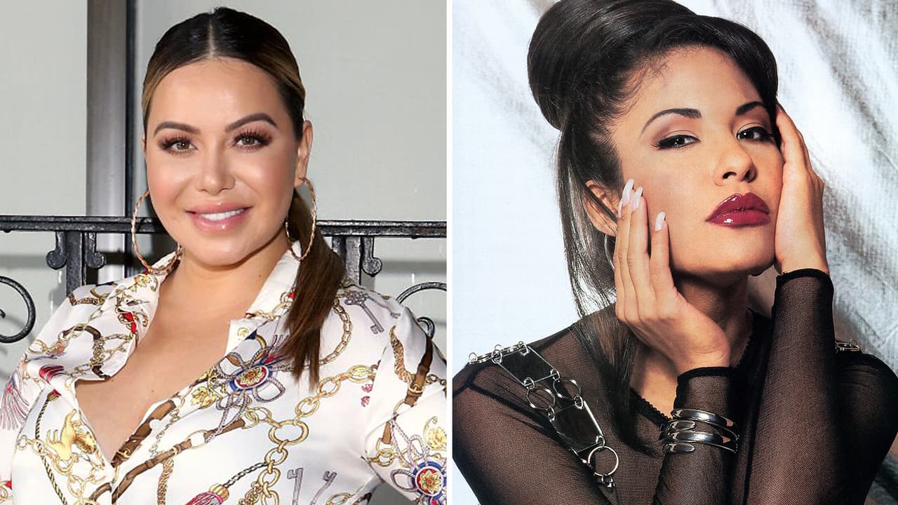 Chiquis 'copia' el look de Selena Quintanilla y fans se sorprenden con su esbelta figura