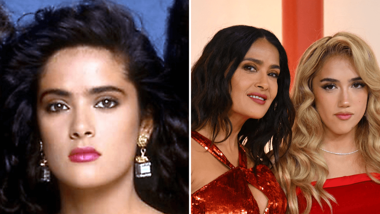 Salma Hayek en 'Teresa' / Salma Hayek y su hija, Valentina Paloma