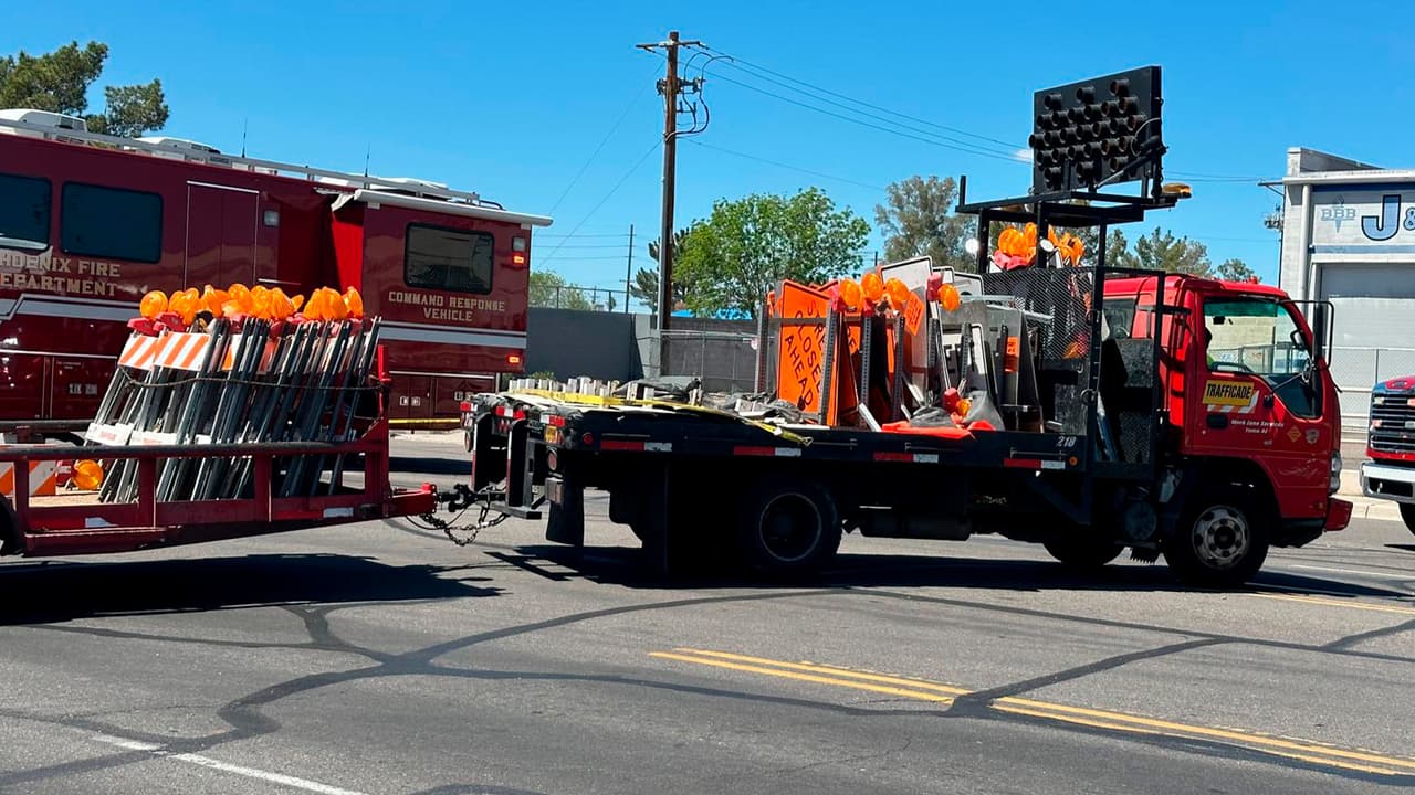 Accidente provoca una fuga de gas y obliga a evacuar al norte de Phoenix