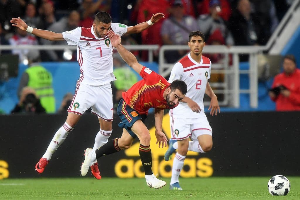Sin embargo, España lució incómodo frente a un Marruecos que fue muy intenso a pesar de no tener ninguna opción.