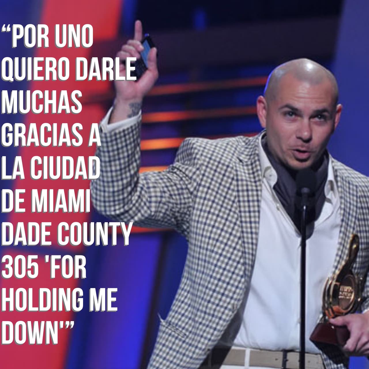 Pitbull nació en la ciudad de Miami en Florida. Y por ende, nunca deja de agradecer a su ciudad. Por algo es Mr 305. Para los que no saben, 305 es el código de área telefónico de la Ciudad del Sol.