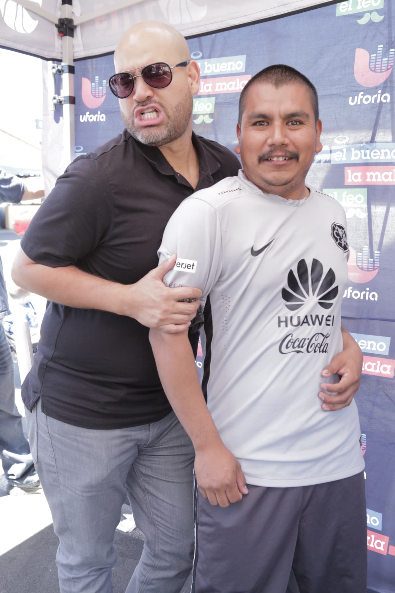 Algunos de los oyentes llegaron con la camiseta del América para apoyar a Raúl 'El Pelón'.
