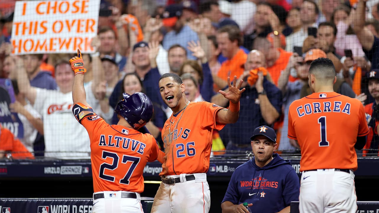 Un jonrón de José Altuve hizo ampliar la victoria por 7-2.