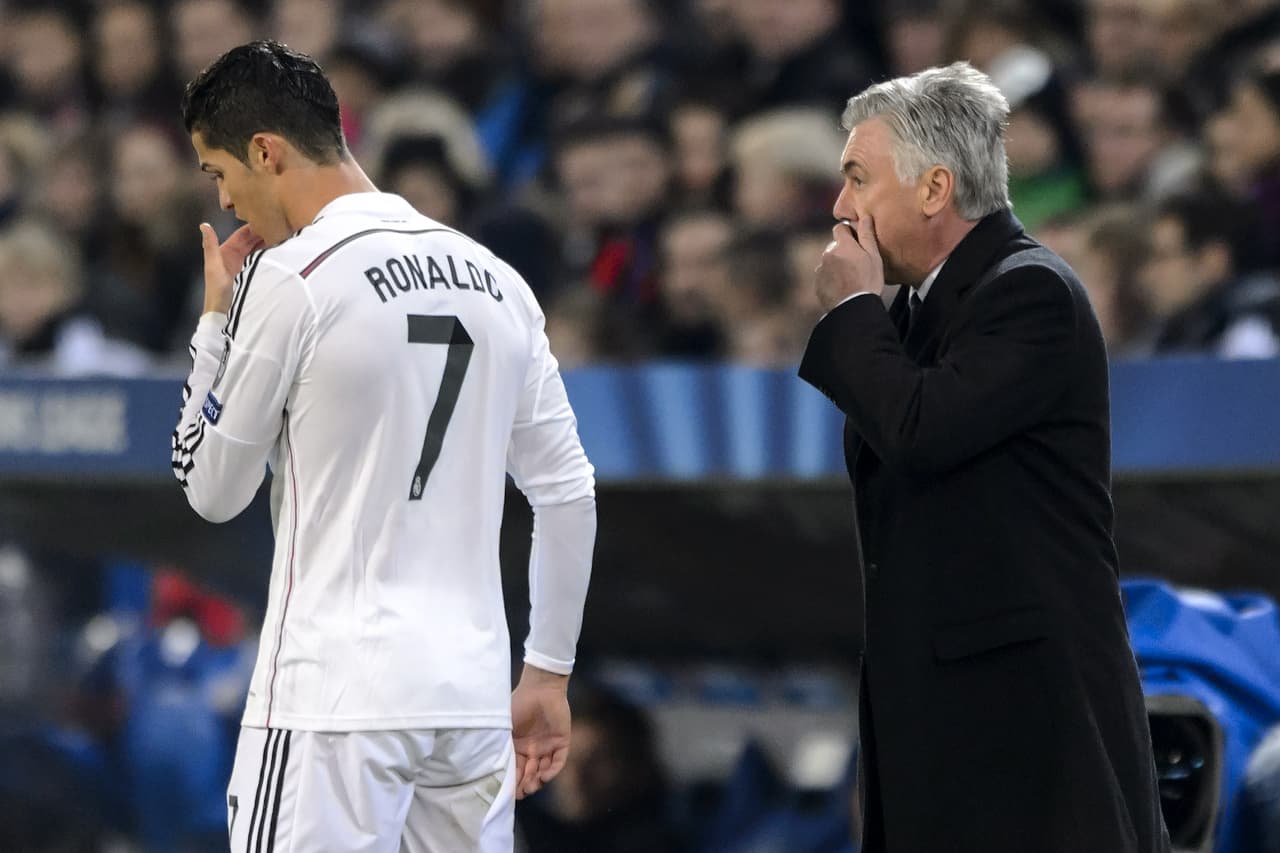 Carlo Ancelotti desmiente interés del Real Madrid en Cristiano Ronaldo