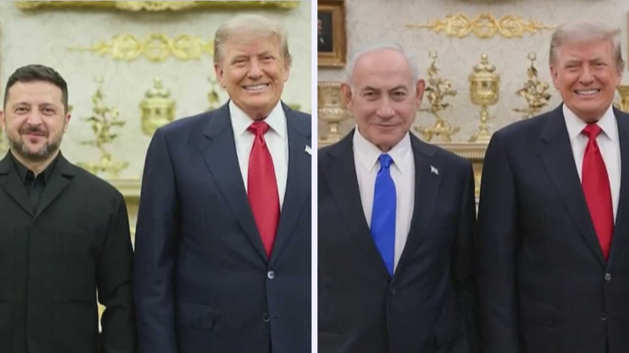 La Casa Blanca califica de positivas y productivas las reuniones de Trump con Zelensky y Netanyahu