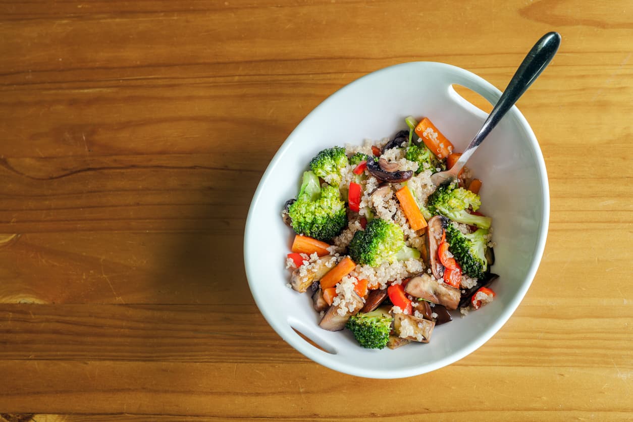 Quinoa con vegetales | Reto 28