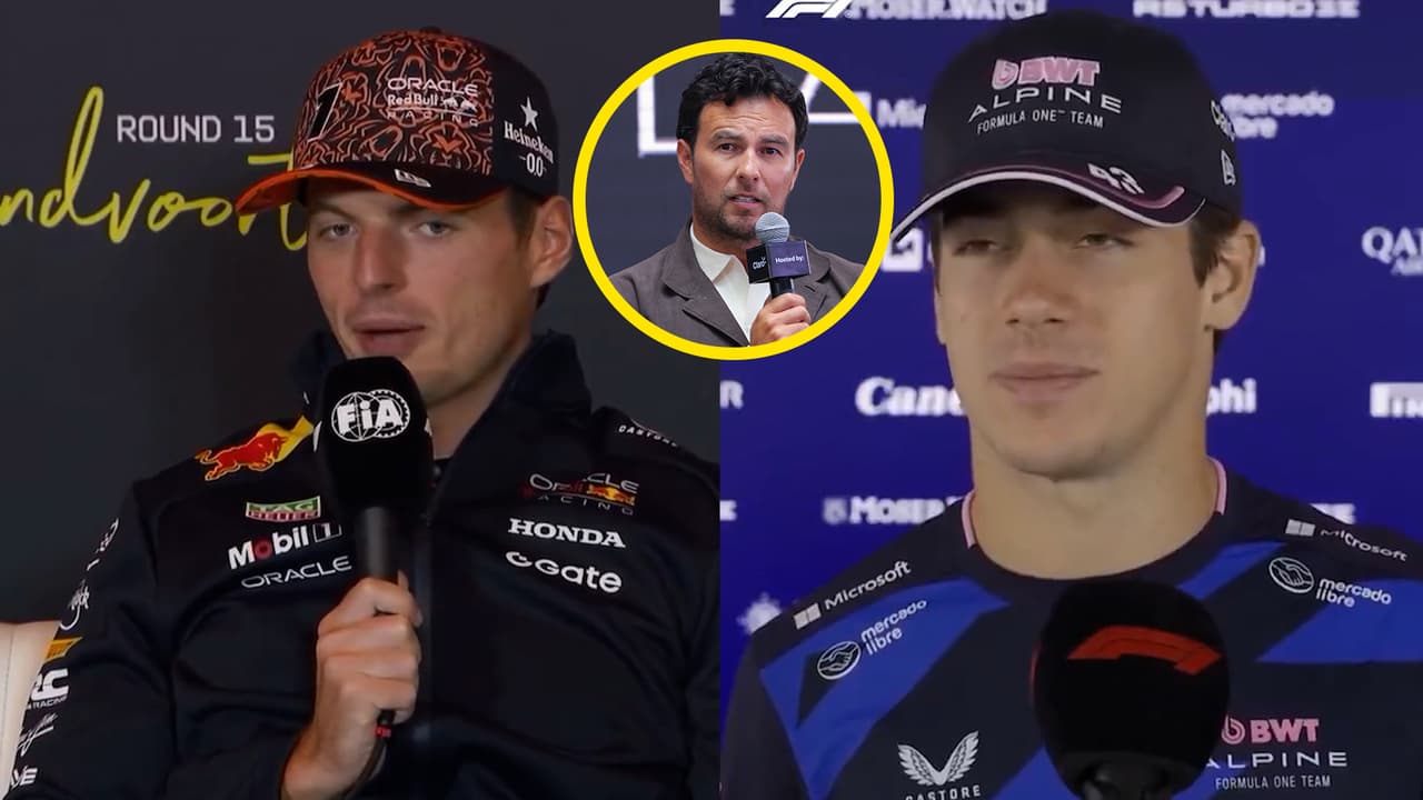 ¡Es amor! Lo que dijeron Colapinto y Verstappen del regreso de Checo a la F1