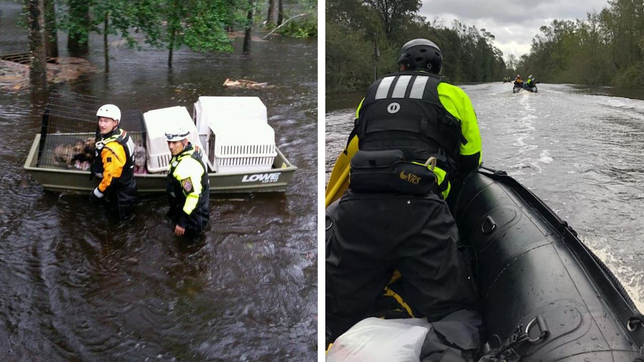 "Sabemos cómo es tener una tormenta devastadora”: Rescatistas de NC se movilizan en respuesta al huracán Laura