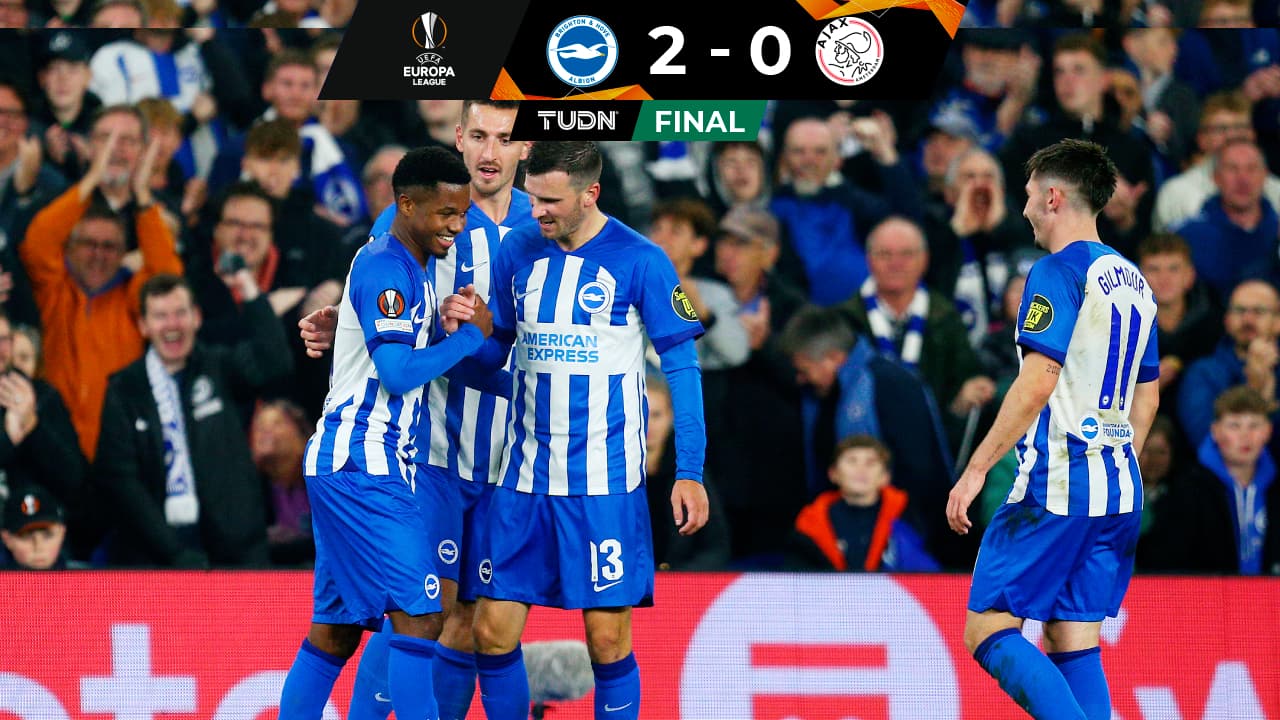 Resumen | Brighton domina al Ajax y revive en Europa League
