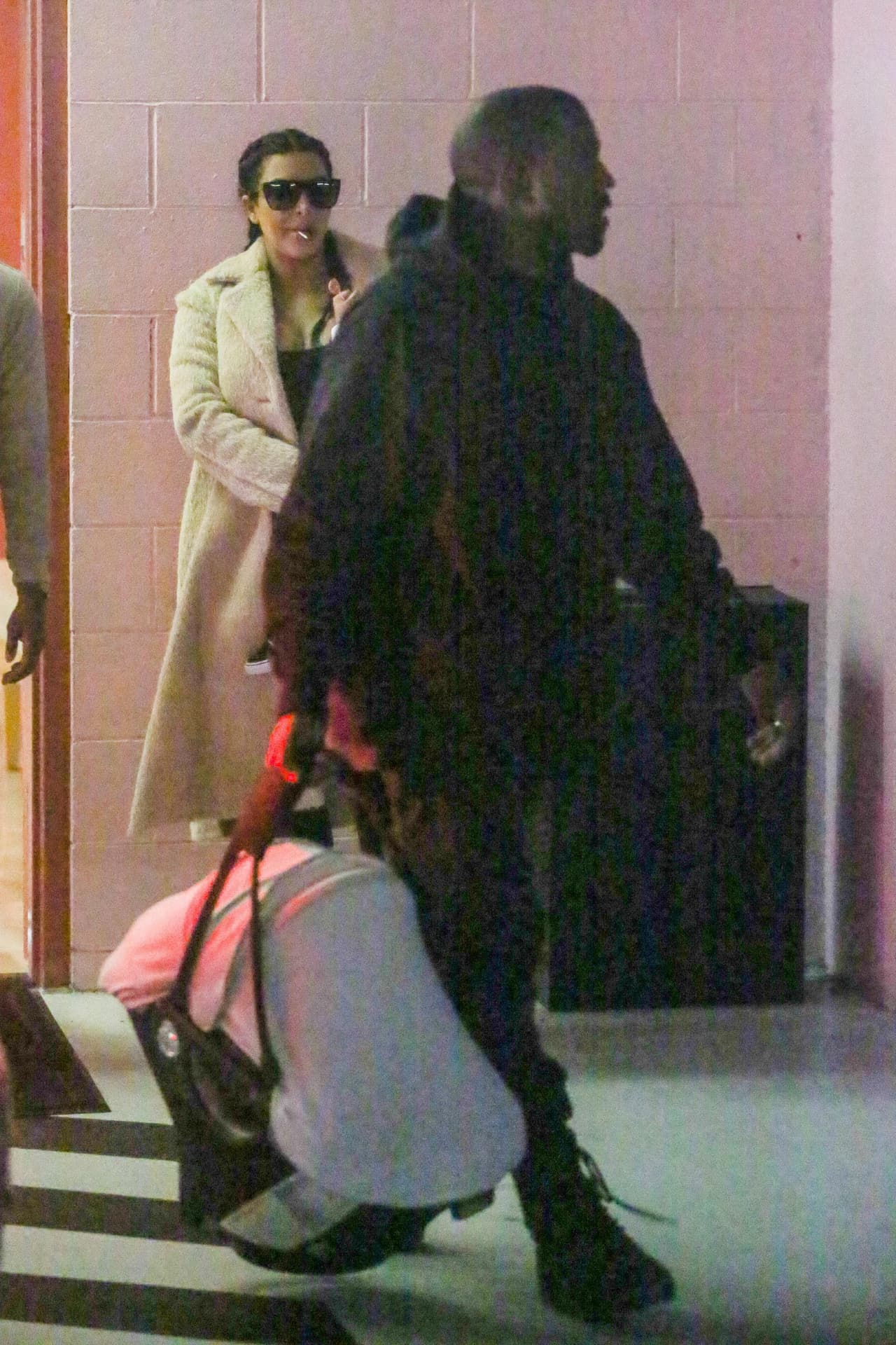 Kanye y su esposa lo ocultaban de las cámaras.