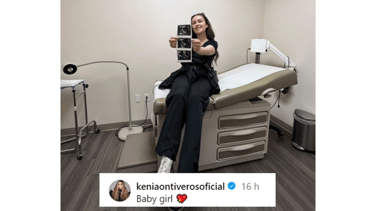 Kenia Ontiveros compartió el primer ultrasonido de su cuarta hija