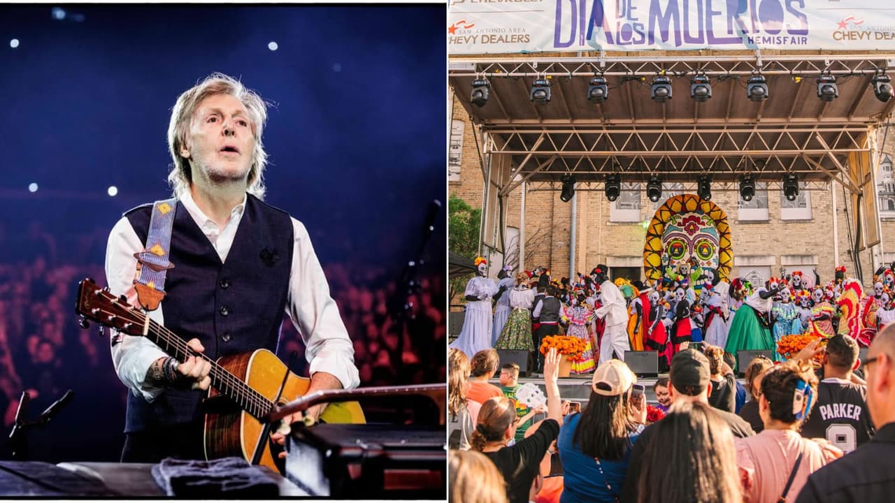 El Alamodome y el parque Hemisfair serán los puntos más concurridos este fin de semana por el concierto de Paul McCartney y el Muertos Fest.